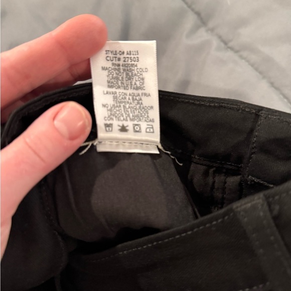 NWT JUSTUSA Black Viola Glitter Stripe Skinny Jeans Size 27. From Stitch Fix. - Picture 6 of 6